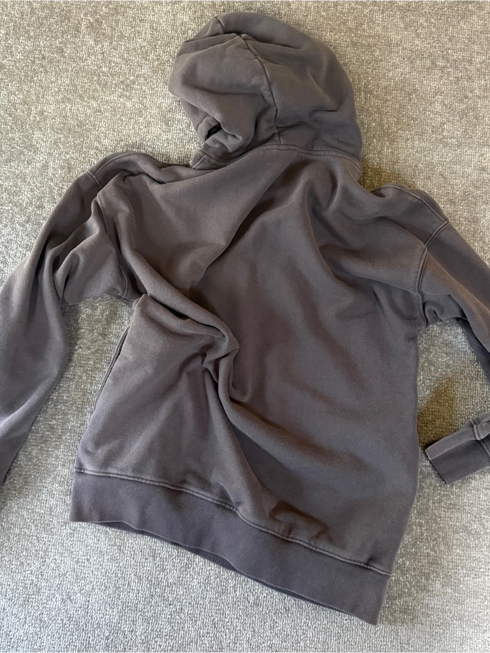 NIRVANA In Utero Logo Size Large Charcoal Hoodie with Side Pockets - Picture 7 of 8